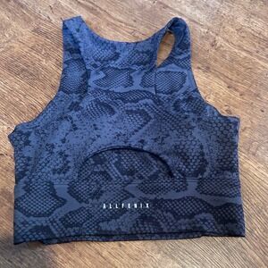 Allfenix Indie Python High-Neck Sports Bra / Crop Top